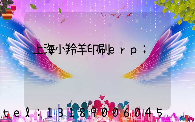 上海小羚羊印刷erp