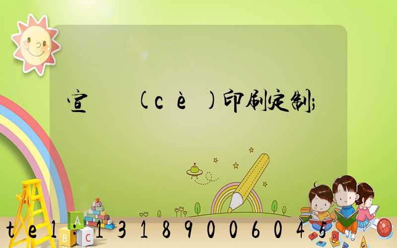 宣傳冊(cè)印刷定制