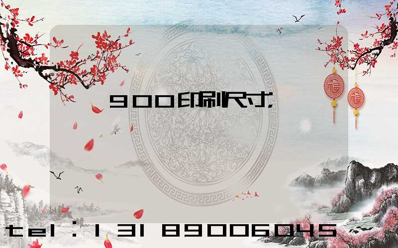 羅蘭900印刷尺寸